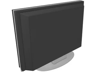 LCD Sharp Aquos 3D Model preview
