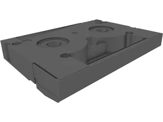 Panasonic MiniDV Cassette 3D Model preview