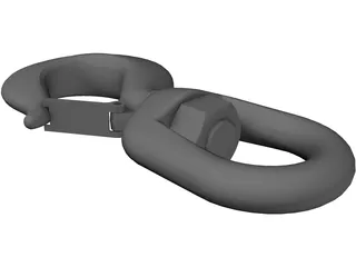 Crosby Shank Hook 3D Model preview