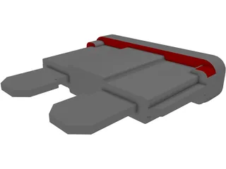 Fuse 10A Maxi 3D Model preview