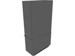 Cabinet Wall 3D Model preview