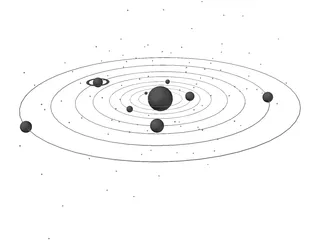Solar System 3D Model preview