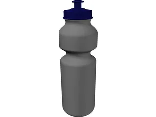 Drink Bottle 500 ml 3D Model preview