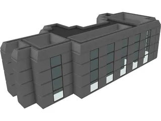 Office Building 3D Model preview