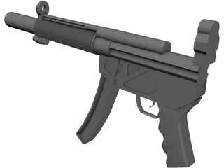 Heckler&Koch MP5SD 3D Model preview