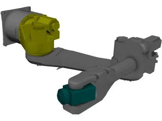 Fanuc M16ib - AM120iB 3D Model preview