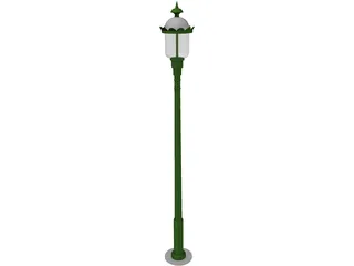 Classic Street Light 3D Model preview
