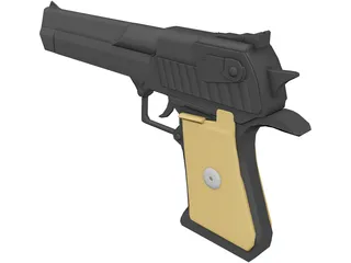 Desert Eagle 3D Model preview