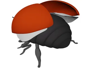 Bug Female 3D Model preview