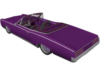Pontiac GTO Convertible (1967) 3D Model preview