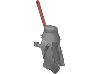 Lego Darth Vader 3D Model preview