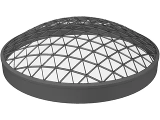 Building Dome 3D Model preview