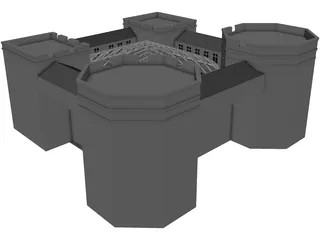 Building Dome 3D Model preview
