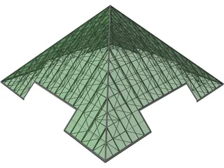 Building Pyramid 3D Model preview