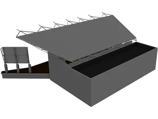 Stage Canopy 3D Model preview