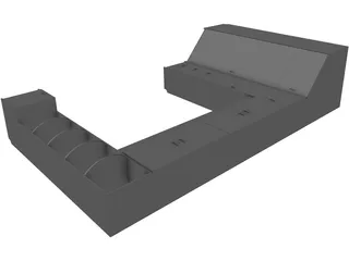 Case Wall 3D Model preview