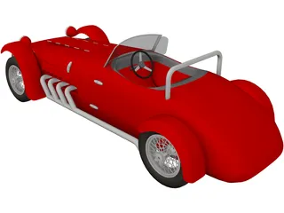 Kurtis 500 (1954) 3D Model preview