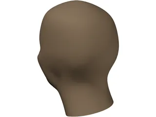 Human Head 3D Model preview