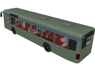 City Bus 3D Model preview