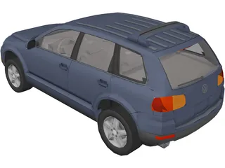 Volkswagen Touareg 3D Model preview