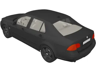 SAAB 9-5 3D Model preview