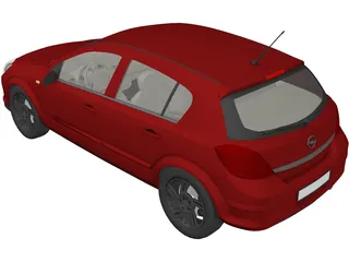 Opel Astra 3D Model preview