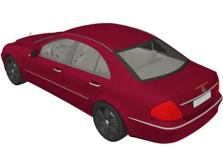 Mercedes-Benz E-class 3D Model preview