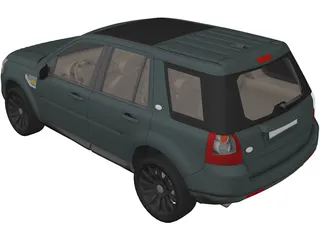 Land Rover Freelander 3D Model preview