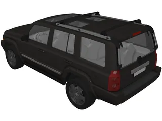 Jeep Commander 3D Model preview