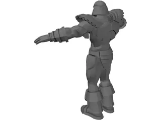 Terrax 3D Model preview