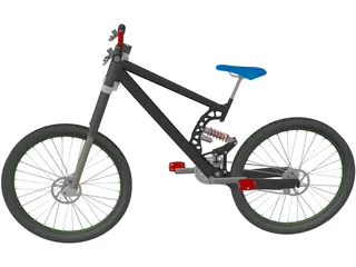 Bike Rocky Mountain RM7 3D Model preview