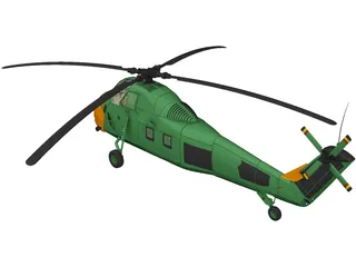 Sikorsky UH-34 Choctaw 3D Model preview