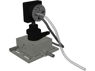 Si Detector 3D Model preview