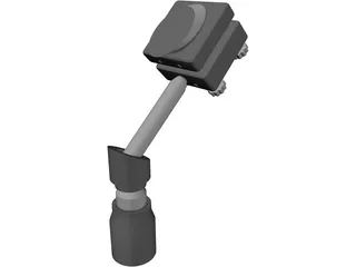 Adjustable Optical Mirror 3D Model preview