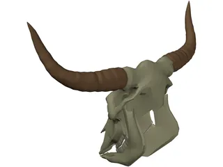 Cow Scull 3D Model preview