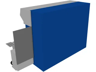Folding Machine 3D Model preview