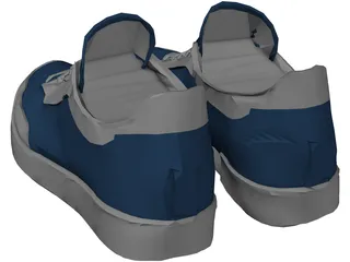 Mens shoes 3D Model preview