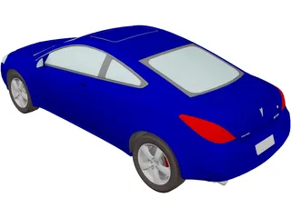 Pontiac G6 Coupe (2007) 3D Model preview