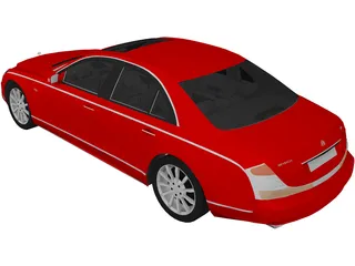 Maybach 57 3D Model preview