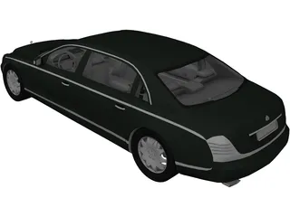 Maybach 62 3D Model preview