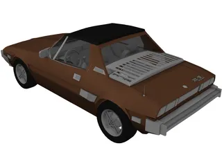 Fiat Bertone X19 3D Model preview