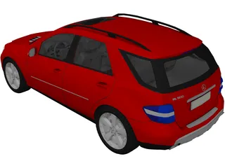 Mercedes-Benz ML500 (2007) 3D Model preview