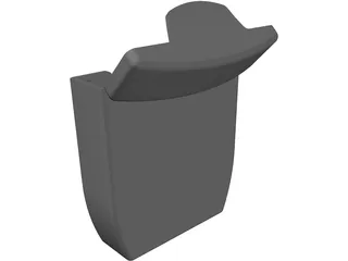Dental Floss Case 3D Model preview