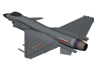 Chengdu J-10 3D Model preview