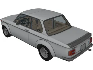BMW 2002 Turbo 3D Model preview