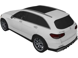 Mercedes-Benz GLC300 (2020) 3D Model preview