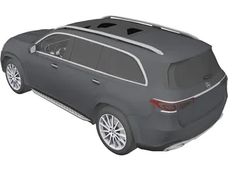 Mercedes-Benz GLS580 (2020) 3D Model preview