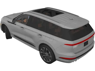 Lincoln Aviator (2020) 3D Model preview