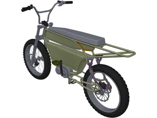 Electric Bicycle 3D Model preview