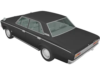 Toyota Crown (1967) 3D Model preview